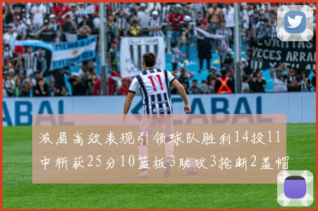 浓眉高效表现引领球队胜利14投11中斩获25分10篮板3助攻3抢断2盖帽