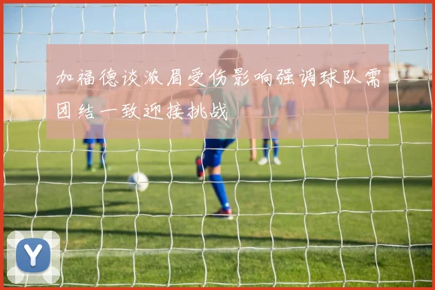 加福德谈浓眉受伤影响强调球队需团结一致迎接挑战